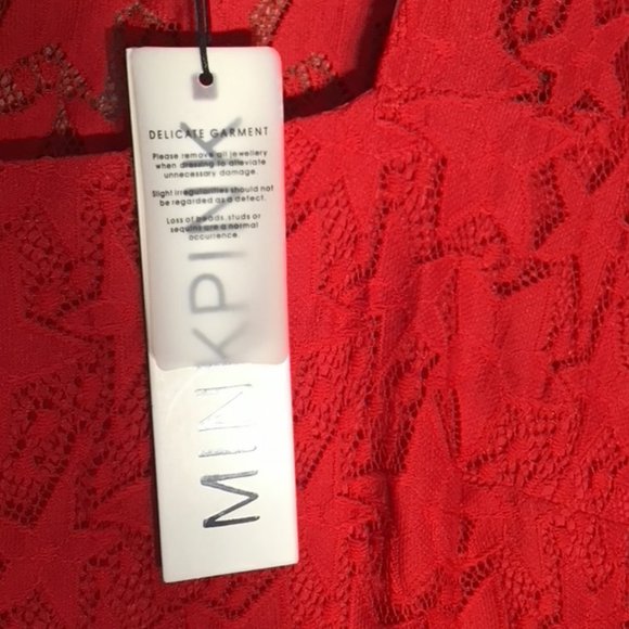 MINKPINK Starstruck Dress in Red - Picture 5 of 6